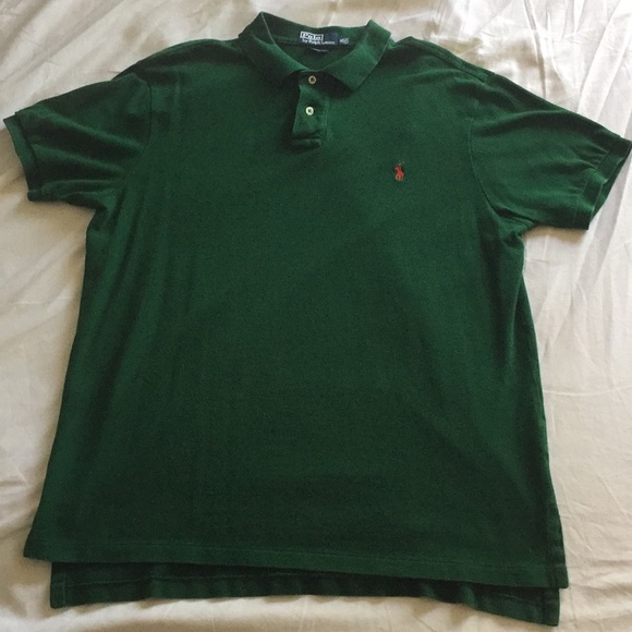 dark green ralph lauren shirt